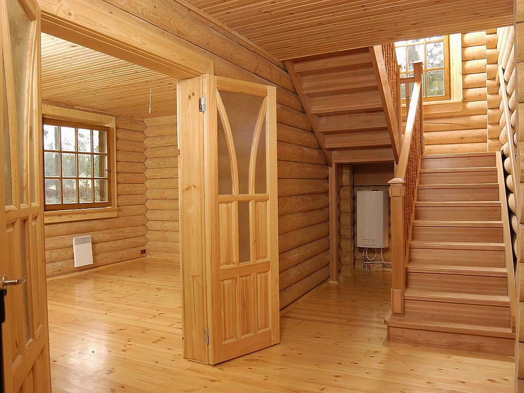 Внутренняя отделка в деревянном доме